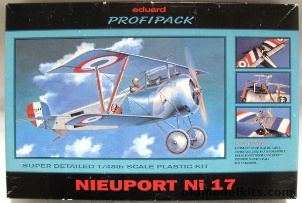 Eduard 1/48 Profipack Nieuport Ni-17, 8033 plastic model kit